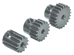 PACK OF 10 PINION MINATURE DOUBLE GEARS 2MM SHAFT MINATURE MOTORS SIZE 16  MM 
