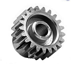  Nickel Plated Steel Motor Pinion - 48 Pitch 