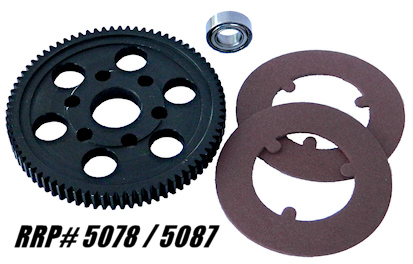 Vaterra Twin Hammer Blackened Hardened Steel Spur with Slipper Pads and Bearing Vaterra Twin Hammer Blackened Hardened Steel Spur with Slipper Pads and Bearing