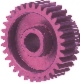 64 PITCH SUPERLITE PURPLE PINION GEAR