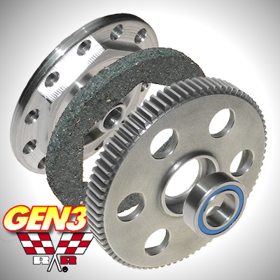  Axial Wraith GEN3 Slipper Unit - 80 Tooth 48 Pitch Steel Spur/Slipper Pad/Backplate/Bearing 