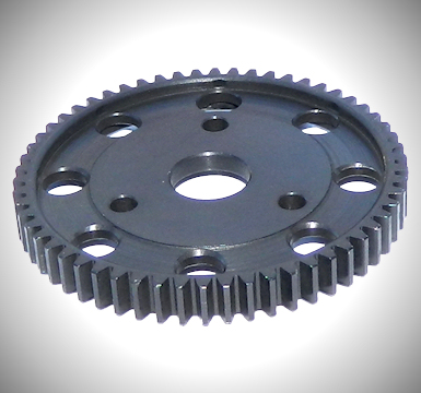 AXIAL WRAITH / AX10 BLACKENED STEEL SPUR GEAR 58T 32P AXIAL WRAITH / AX10 BLACKENED STEEL SPUR GEAR 58T 32P