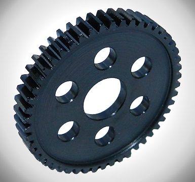 Traxxas Slash / Stampede 4x4 Blackened Hardened Steel Spur Gear 